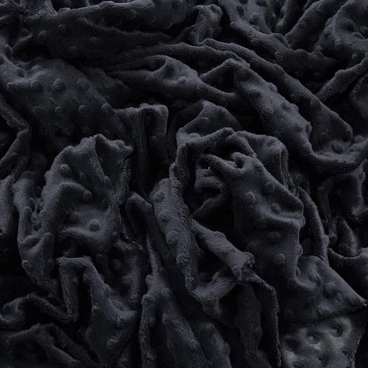 FabricLA Minky Fabric by The Yard | Oeko-TEX Certified Plush Fabric | Soft Minky Dimple Dot Cuddle Fabric | 60" inches Wide | Baby Blanket, Apparel, Throws